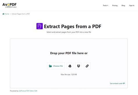 Extract a PDF: Extract PDF pages online for free .